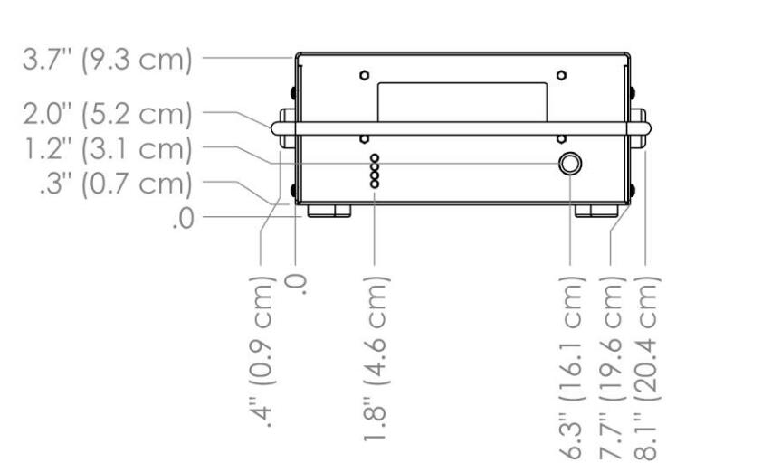 美國2B 106 -L型臭氧監測儀的尺寸是多少(圖2)